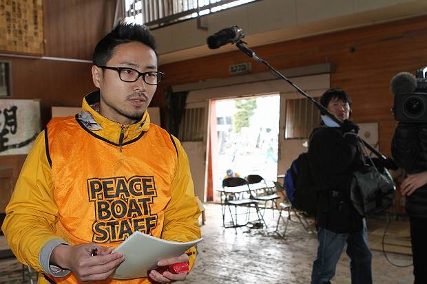 Peace Boat staff Ueshima Yasuhiro
