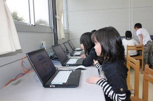 New computers for the children arrived on March 1