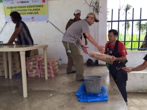 Distributing supplies